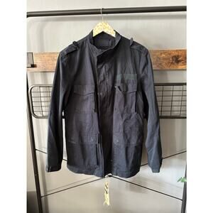 White Owl Men's Navy Shacket | Size Small